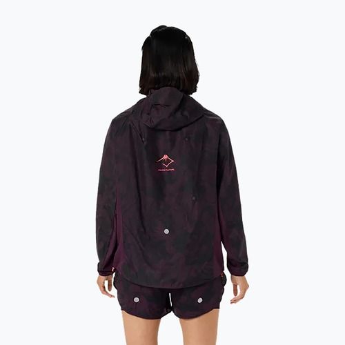 Moteriška bėgimo striukė Asics Fujitrail Packable Jacket dark aubergine