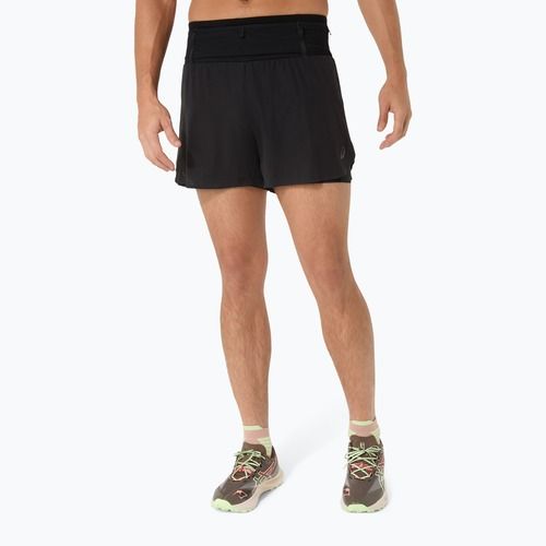 Vyriški bėgimo šortai ASICS Fujitrail Elite performance black