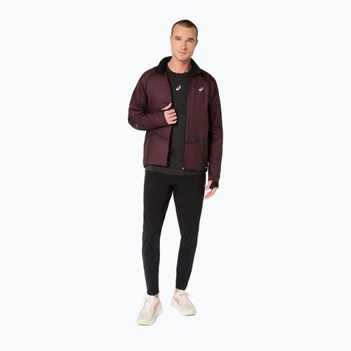 Vyriška bėgimo striukė ASICS Road Winter Jacket dark currant