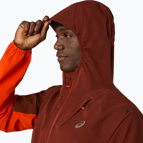 Vyriška bėgimo striukė ASICS Metarun Legend Jacket cherry tomato/singed red