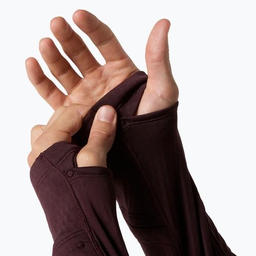 Vyriškas bėgimo džemperis ASICS Road Winter Ls Hoodie dark currant