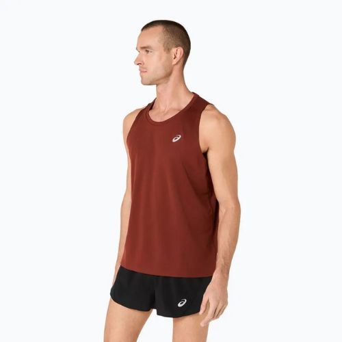 Vyriški bėgimo marškinėliai ASICS Core Singlet singed red