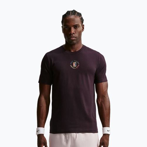 Polo marškinėliai Nike Court Dri-Fit Burgundy Ash