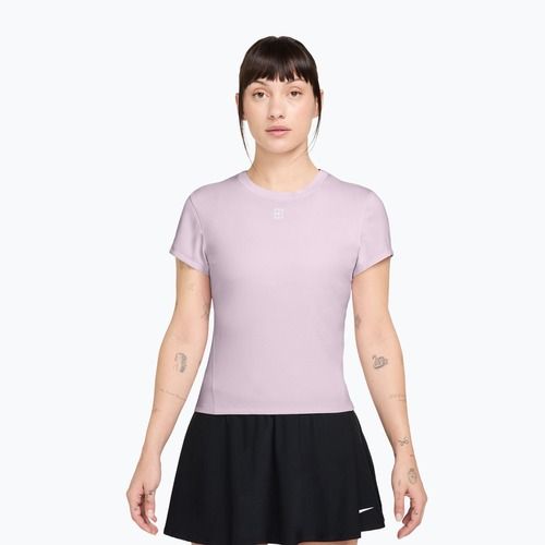 Moteriški teniso marškinėliai Nike Court Dri-Fit Advantage bleached lilac/white