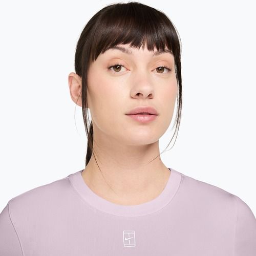 Moteriški teniso marškinėliai Nike Court Dri-Fit Advantage bleached lilac/white