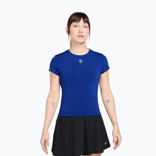 Moteriški teniso marškinėliai Nike Court Dri-Fit Advantage old royal/white