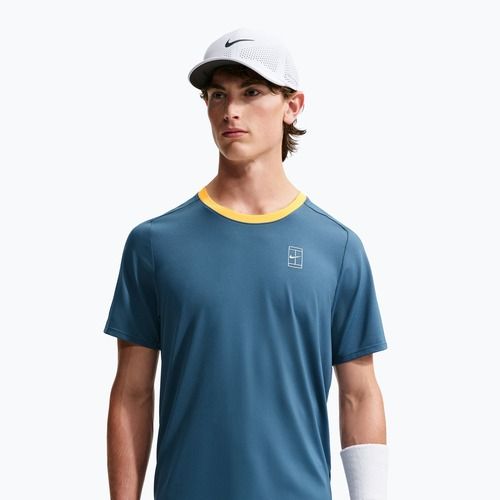 Vyriški marškinėliai Nike Court Dri-Fit Advantage new slate/laser orange/white