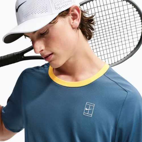 Vyriški marškinėliai Nike Court Dri-Fit Advantage new slate/laser orange/white