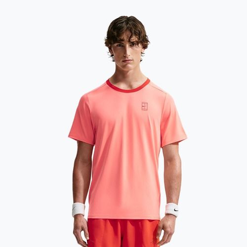 Vyriški marškinėliai Nike Court Dri-Fit Advantage atomic pink/picante red/picante red