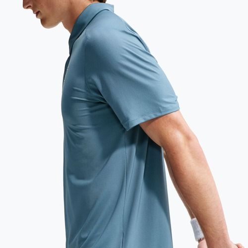 Vyriški teniso polo marškinėliai Nike Court Dri-Fit Advantage smokey blue/white