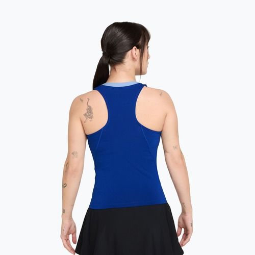 Moteriški marškinėliai Nike Court Dri-Fit Advantage old royal/white