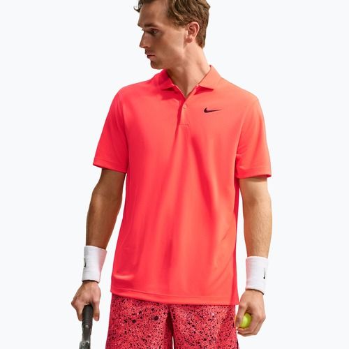 Vyriški teniso marškinėliai Nike Court Dri-FIT Bright Crimson/Black