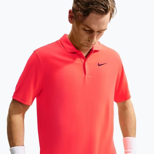 Vyriški teniso marškinėliai Nike Court Dri-FIT Bright Crimson/Black
