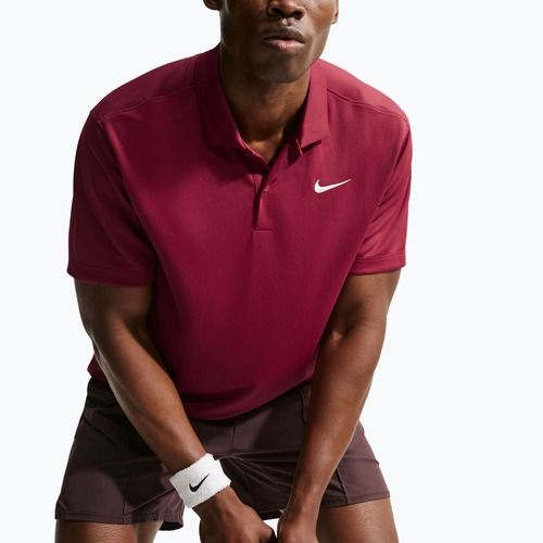 Vyriški teniso marškinėliai Nike Court Dri-FIT Team Red/White