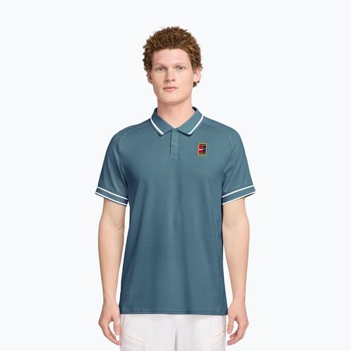 Vyriški teniso marškinėliai Nike Court Heritage smokey blue/smokey blue