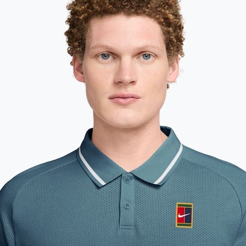 Vyriški teniso marškinėliai Nike Court Heritage smokey blue/smokey blue