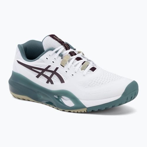 Vyriški teniso batai ASICS Gel-Resolution X white/dark aubergine