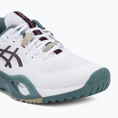 Vyriški teniso batai ASICS Gel-Resolution X white/dark aubergine