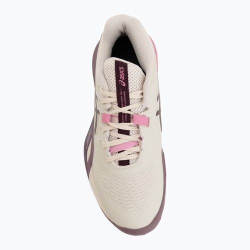 Moteriški teniso bateliai ASICS Gel-Resolution X Clay soft oat/dark aubergine