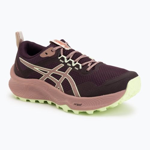 Moteriški bėgimo batai Asics Trabuco Terra 3 Dark Aubergine/Illuminate Yellow