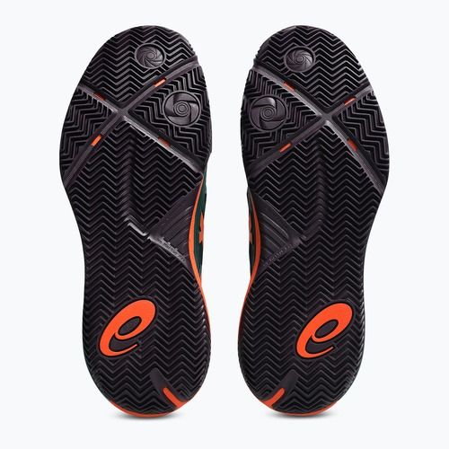 Vyriški padelio batai Asics Gel-Resolution X Padel Jewel Green/Energy Orange
