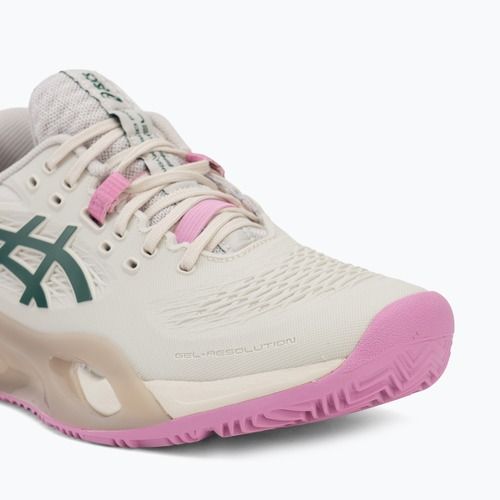 Moteriški padelio batai Asics Gel-Resolution X Padel Soft Oat/Jewel Green