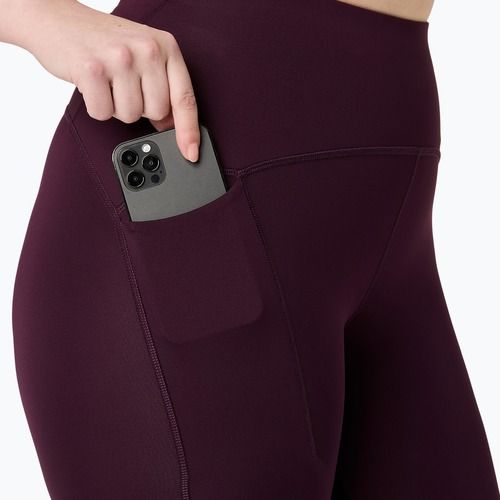 Moteriškos bėgimo tamprės ASICS Road High Waist Tight dark aubergine