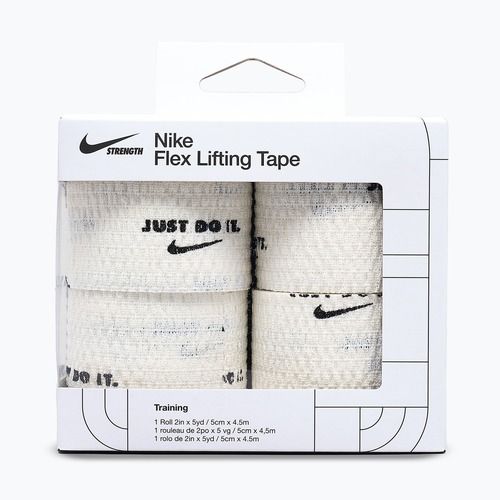 Kohezinis elastinis tvarstis Nike Strenght Flex Lifting Tape white/black