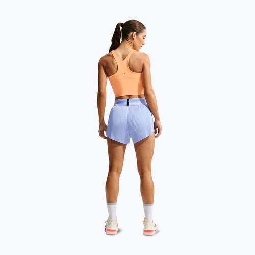 Moteriški bėgimo šortai Nike AeroSwift Dri-Fit ADV Mid-Rise 3" aluminum/black/white/atomic pink