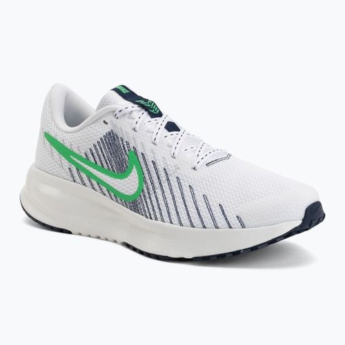 Vyriški bėgimo batai Nike Run Defy White/Midnight Navy/Green Spark