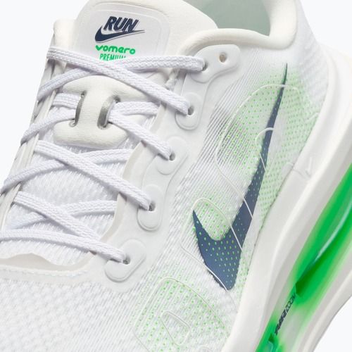 Vyriški bėgimo batai Nike Vomero Premium white/green spark/midnight navy
