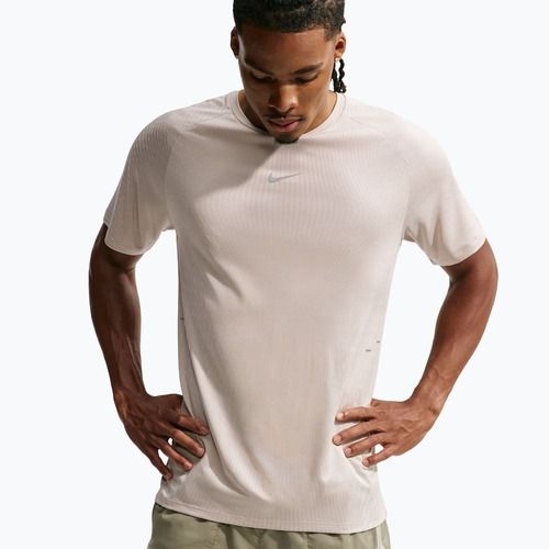 Vyriški bėgimo marškinėliai Nike Stride cream Ii/sail