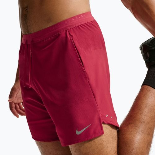 Vyriški bėgimo šortai Nike Stride Dri-Fit 2in1 7" tough red