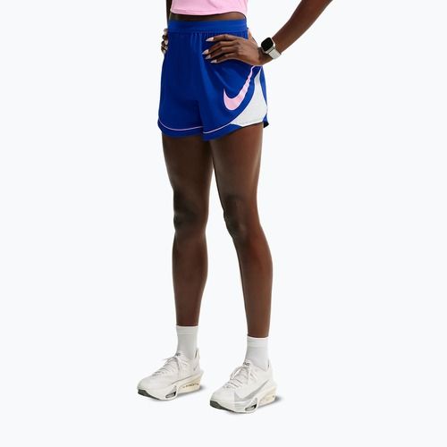 Moteriški bėgimo šortai Nike Tempo Dri-Fit Unlined old royal/football grey/pink rise