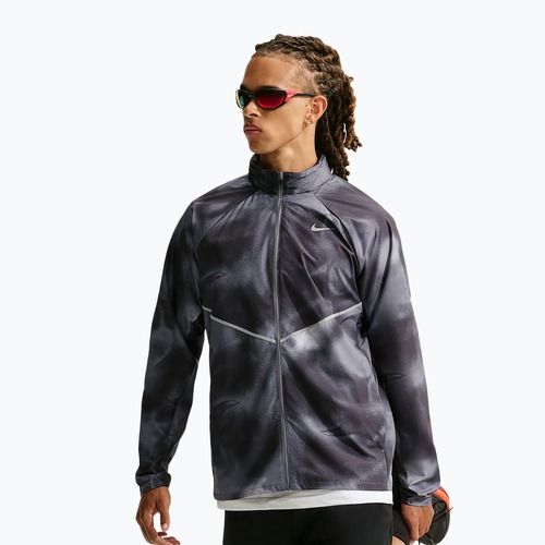 Vyriška bėgimo striukė Nike Miler black/smoke grey