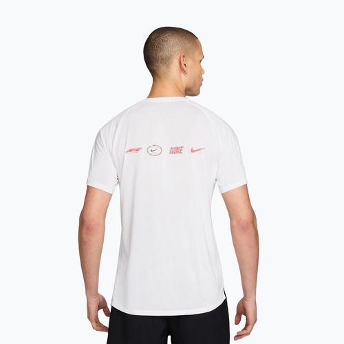 Vyriški bėgimo marškinėliai Nike Stride white
