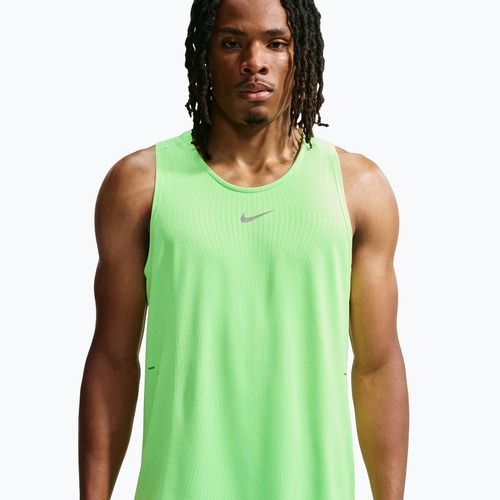 Vyriški bėgimo marškinėliai Nike Stride volt/light silver