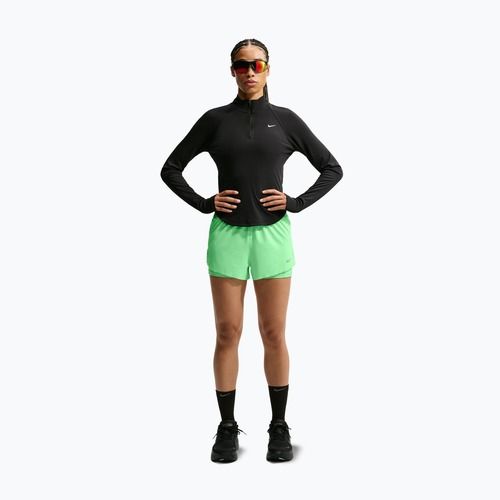 Moteriški bėgimo šortai Nike Swift Mid-Rise 2in1 illusion green