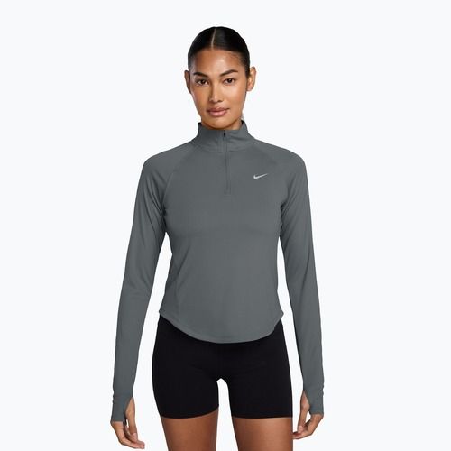 Moteriškas bėgimo džemperis Nike Tempo Dri-Fit 1/4 Zip cool grey