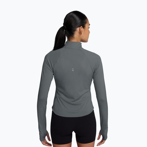 Moteriškas bėgimo džemperis Nike Tempo Dri-Fit 1/4 Zip cool grey