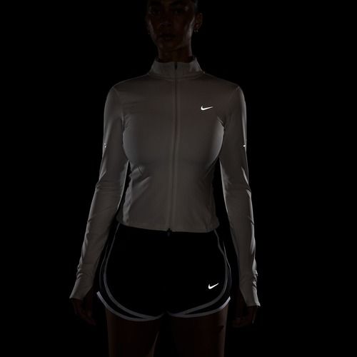 Moteriškas bėgimo džemperis Nike Swift Dri-Fit Full Zip sail