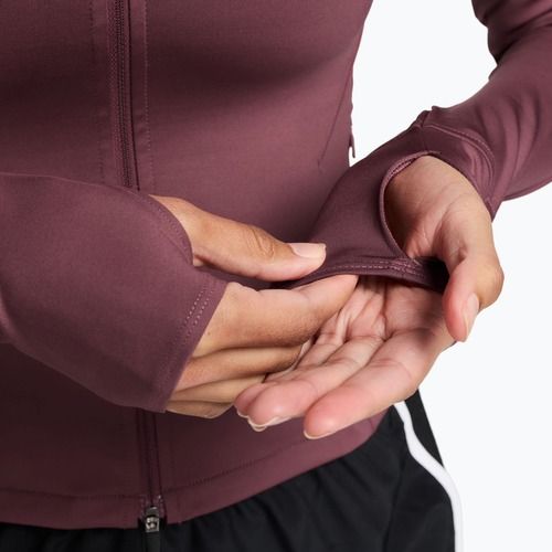 Moteriškas bėgimo džemperis Nike Swift Dri-Fit Full Zip pink smoke