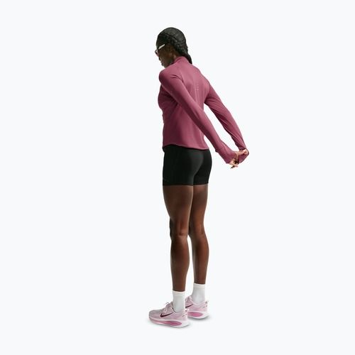 Moteriškas bėgimo džemperis Nike Swift Dri-FIT UV 1/4-Zip pink smoke