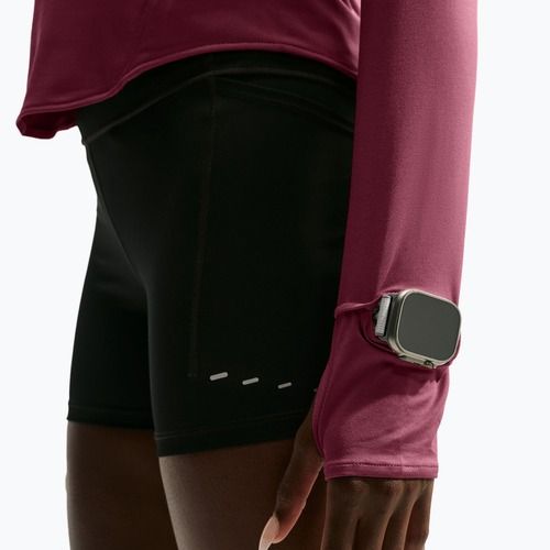 Moteriškas bėgimo džemperis Nike Swift Dri-FIT UV 1/4-Zip pink smoke