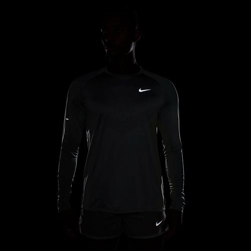 Vyriški bėgimo marškinėliai su ilgomis rankovėmis  Nike Stride Dri-Fit ADV Smoke Grey
