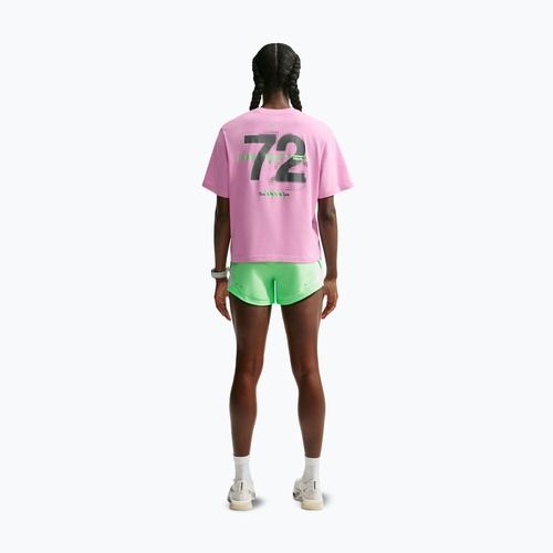 Moteriški bėgimo marškinėliai Nike Swift Dri-Fit pink rise/illusion green