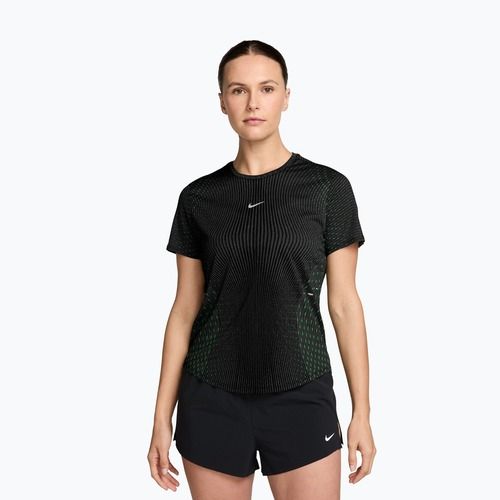 Moteriški bėgimo marškinėliai Nike Swift Aero-Fit black/light green spark