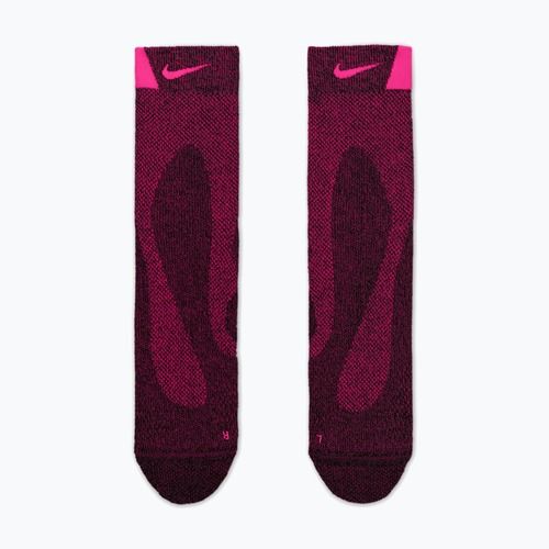 Kojinės Nike Run Lightweight Micro Crew Black/Hyper Pink/Hyper Pink