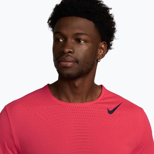 Vyriški bėgimo marškinėliai Nike AeroSwift fusion red/black