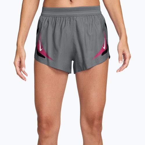 Moteriški bėgimo šortai Nike AeroSwift iron grey/white